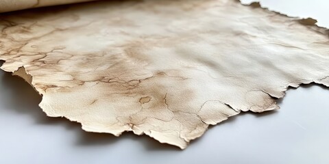 A delicate, cream-hued surface exudes charm with its intricate wrinkles and textured elegance, reminiscent of aged parchment or soft linen