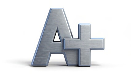 Fototapeta premium 3D Render of A+ Grade Symbol
