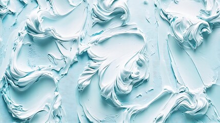 Obraz premium Abstract Blue Paint Swirls Texture Background
