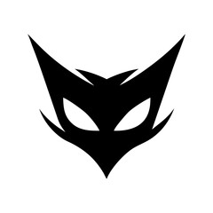 Vector cat face, minimalist and adorable
