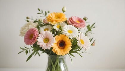 Happy Birthday Flower And Balloon