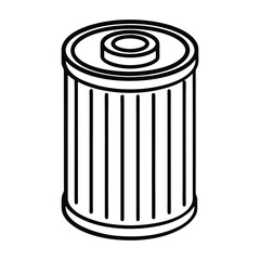 trash can isolated on white