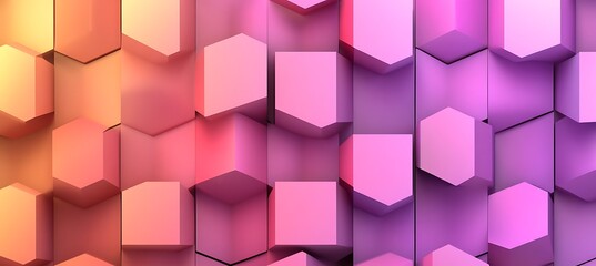 A background with cubic patterns in different colours