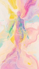 An illustration of the divine being that emerges from