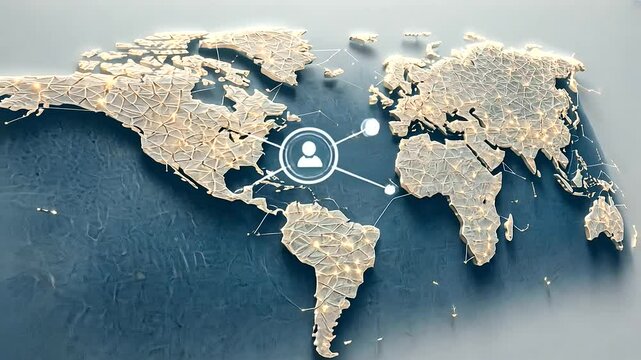 1_Global Map Highlighting International Transportation Routes