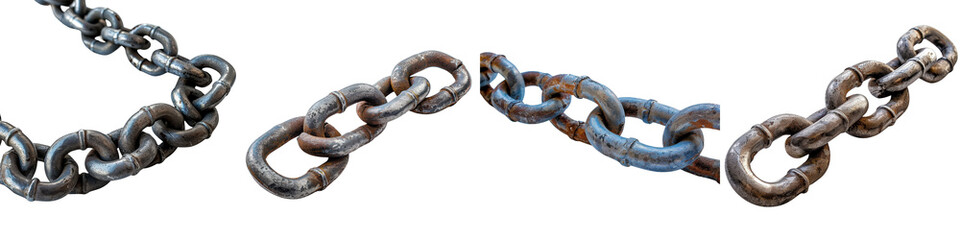 Obraz premium Strong Link Chain Image Representing Cybersecurity Concepts and Isolation in Digital Environments