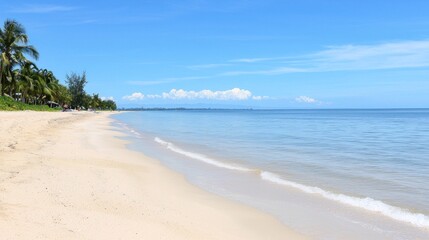 Tranquil Tropical Beach Scene