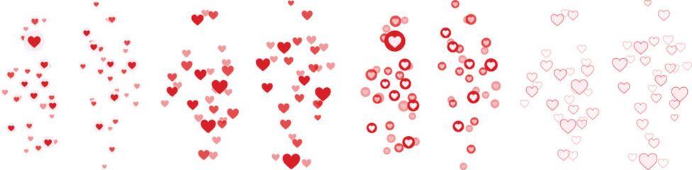 Vector Set of Like Icons in Round Shape. Social Media Thumbs Up Pack. Flat Design UI Elements for Web and App
