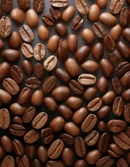 リアルな質感と豊かな色合いが特徴のコーヒー豆のカットアウト