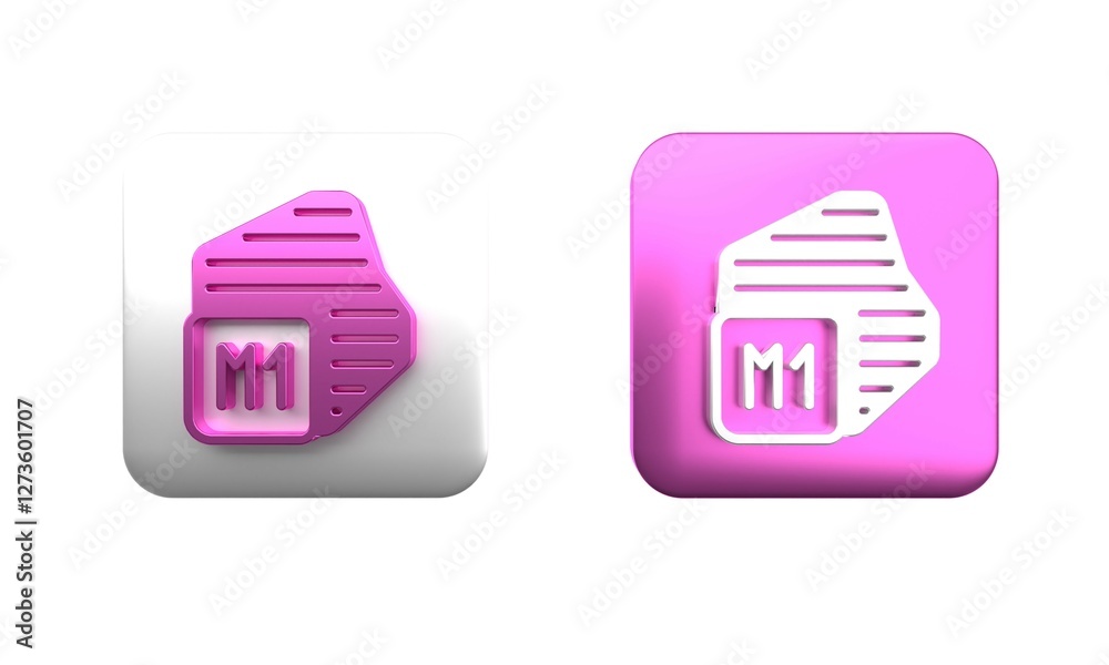 Poster colorful processor icon isolated on white background. cpu, central processing unit, microchip, micro