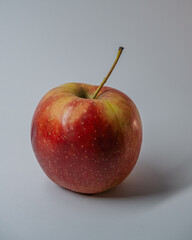 red apples on a white background