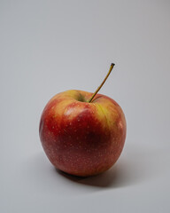 red apple on a white background