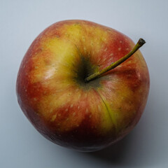 red apple, top view