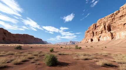 Fototapeta premium Vast Desert Canyon Landscape