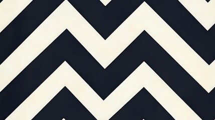 A seamless zigzag pattern with dark navy and crisp white alternating stripes, giving a clean, modern aesthetic. The geometric abstraction creates a dynamic and versatile background.