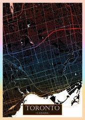 Toronto City Street Map, modern city background, urban city, watercolor city art, abstract city, urban background, city landscape, city banner district, city house, business city view