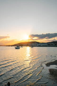 Sunset at Lake Macquarie from Belmont, NSW