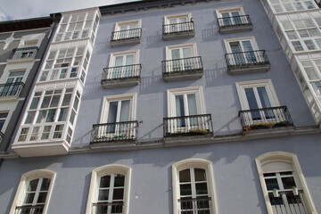 habitation buildings in burgos in spain 