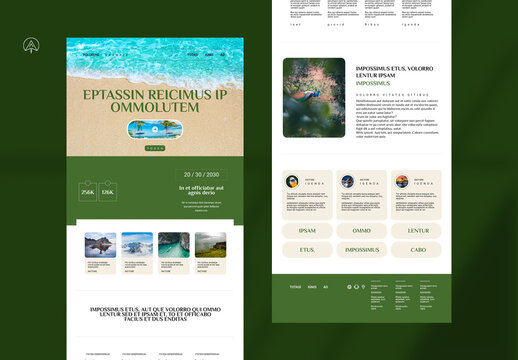 Travel News Letter Template