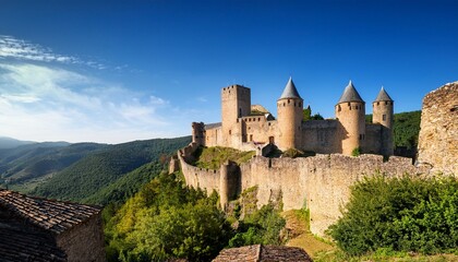 Fototapeta premium the cathar castles of lastours