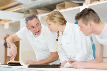 Obraz premium business building teamwork and people