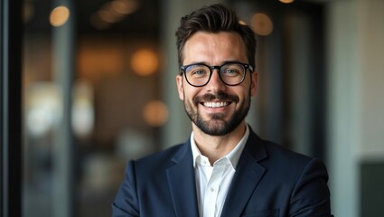 Fototapeta premium portrait of a handsome businessman
