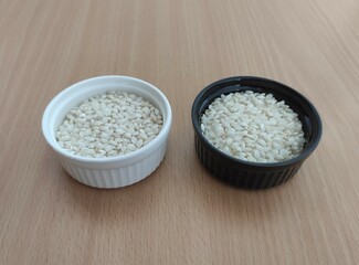 White rice on the table