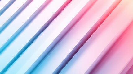 Fototapeta premium Abstract Diagonal Lines in Pink, Blue, and White Gradient