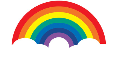 레인보우, sky, 벡터, 네이처, 다채로운, 삽화, 날씨, 스펙트럼, blue, 아이콘, 도안, 기호, 무지개, 하늘, 레인, yellow, 미술, 색, 태양, 여름