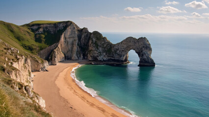 Fototapeta premium Durdle Door Coastal Beauty in Dorset, England