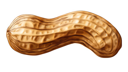Peanut isolated on white transparent background PNG