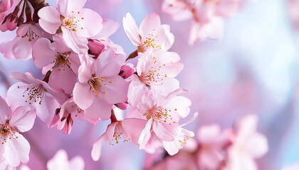 Obraz premium Cherry blossom. Generative AI.