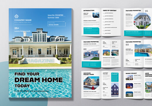 Real Estate Brochure Layout