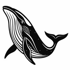 Kangaroo Silhouette Minimalist Vector Art on Solid White Background