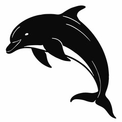 Kangaroo Silhouette Minimalist Vector Art on Solid White Background