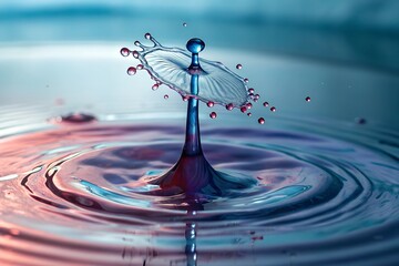 Dynamic Ink Drop Swirls in Water Revealing Mesmerizing Patterns and Vibrant Hues and Textures