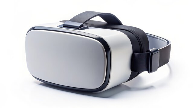 Virtual Reality Headset on White Background