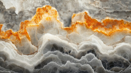 Intricate patterns of agate reveal stunning layers of cream, gray, and amber hues, reflecting a tranquil beauty found in nature's artistry. Perfectly illuminated by soft sunlight
