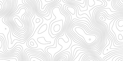 Abstract pattern with lines seamless pattern and topography map and counter map., geography map line, presentation white background. Use for template, wallpaper,, web vector illustration © Atikur
