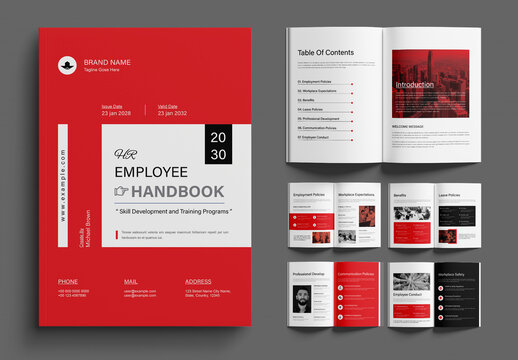 Company Policy Handbook Layout