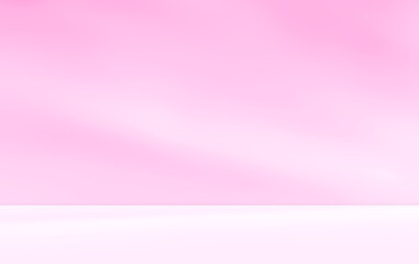 Fototapeta premium Empty pink purple room studio background for product presentation display. Valentine, Romance, Love, Wedding and Celebration concept.