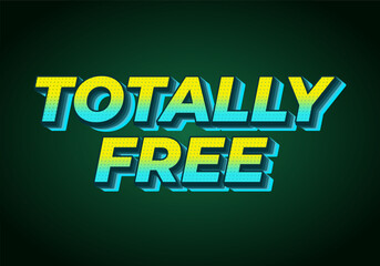 Totally free. Text effect for social media or marketplace ads