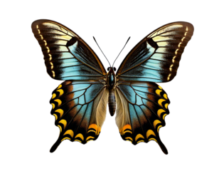 Butterfly, white background, HD, high-quality, realistic photo, delicate wings, intricate patterns, vibrant colors, symmetrical shape, natural beauty, clean composition, professional lighting, sharp f