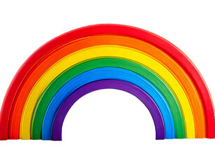 Rainbow, white background, HD, high-quality, realistic photo, vibrant colors, smooth gradient, natural arc, bright hues, clean composition, professional lighting, sharp focus, minimalistic style.

