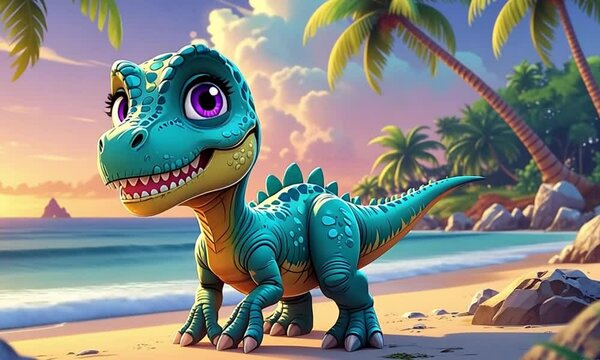 tyrannosaurus dinosaur 3d render