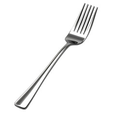 fork Advertisement isolated on white background full depth of field 