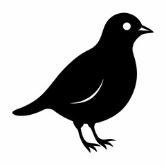 Lark Silhouette Vector Icon Crisp & Professional.