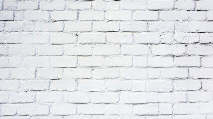 Fototapeta premium White brick wall pattern seamless texture background