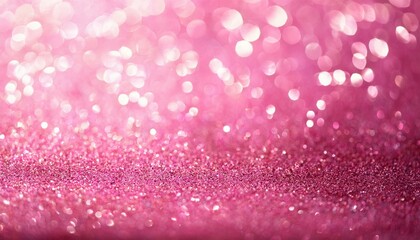 defocused abstract pink twinkle light background pink glittery bright shimmering background use as a design backdrop