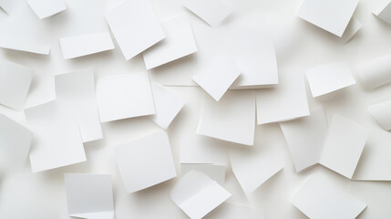 Fototapeta premium White abstract forms background with geometrical forms